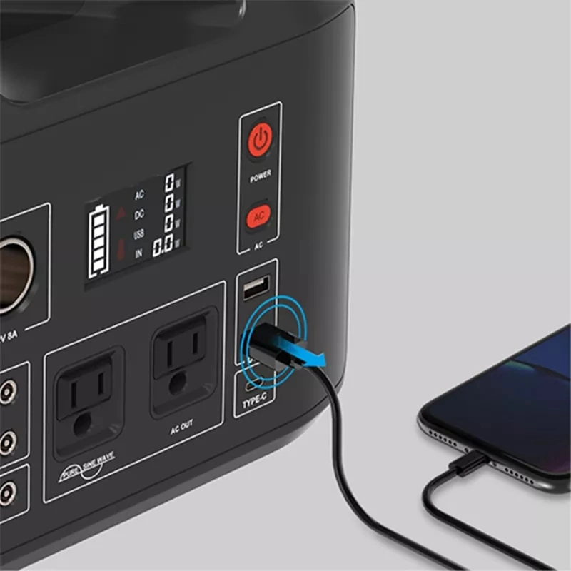 Outdoor Camping 300W Lifepo4 Solar Generator For Home Appliance 0
