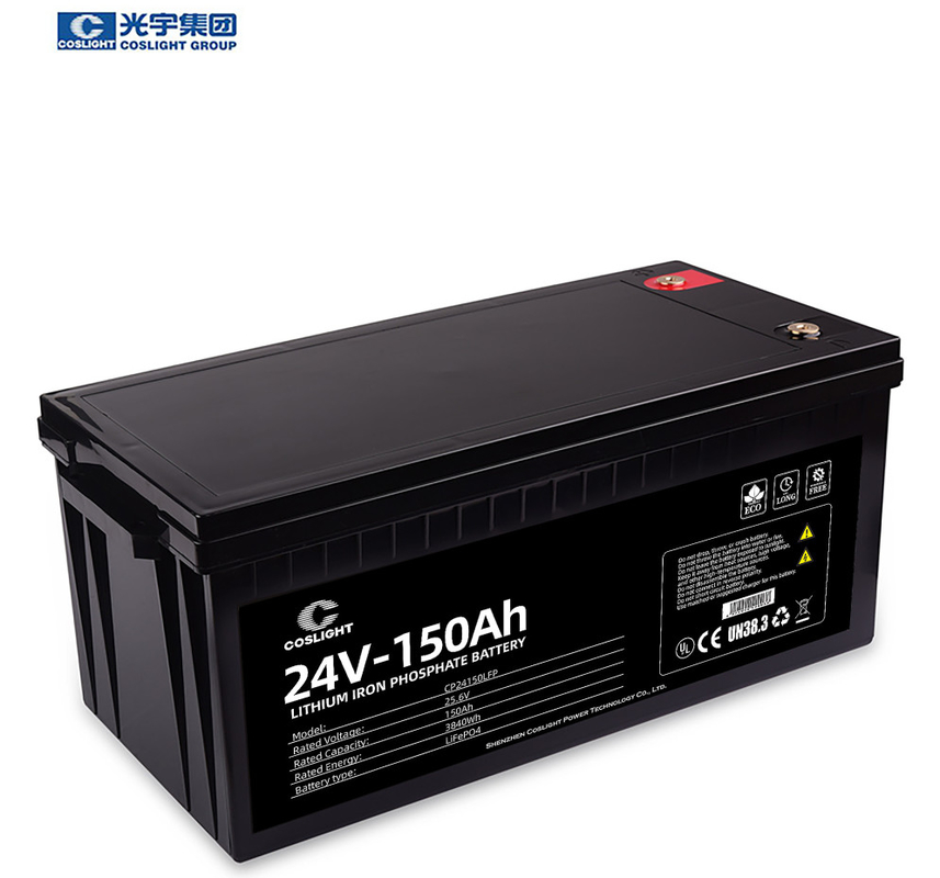 Marine Lifepo4 Battery Box 24v 150ah For Boat RV Camping Ship